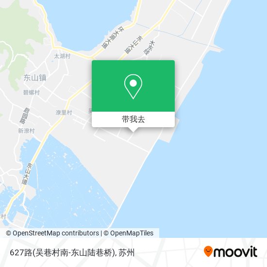 627路(吴巷村南-东山陆巷桥)地图