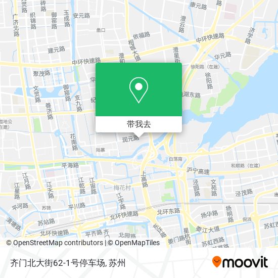 齐门北大街62-1号停车场地图