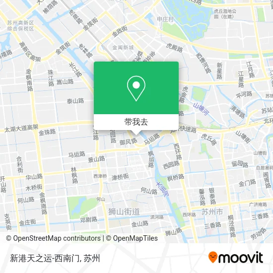新港天之运-西南门地图