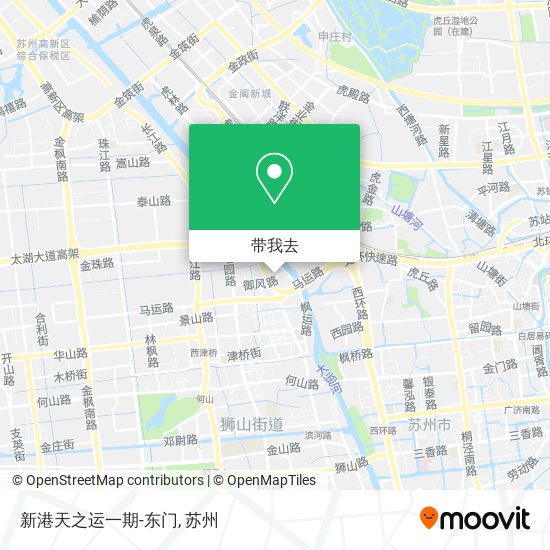 新港天之运一期-东门地图
