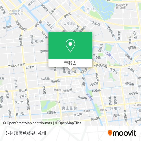 苏州瑞辰总经销地图