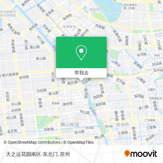 天之运花园南区-东北门地图