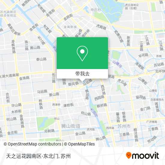 天之运花园南区-东北门地图