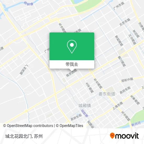 城北花园北门地图