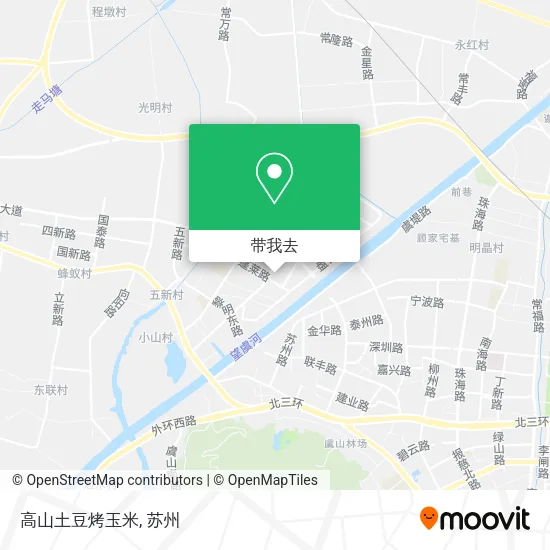 高山土豆烤玉米地图