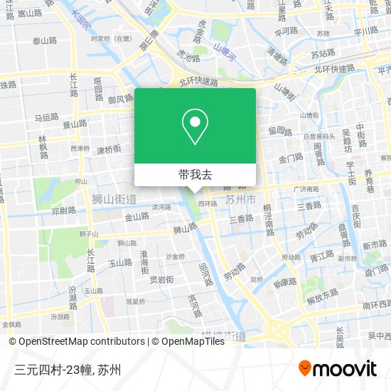 三元四村-23幢地图