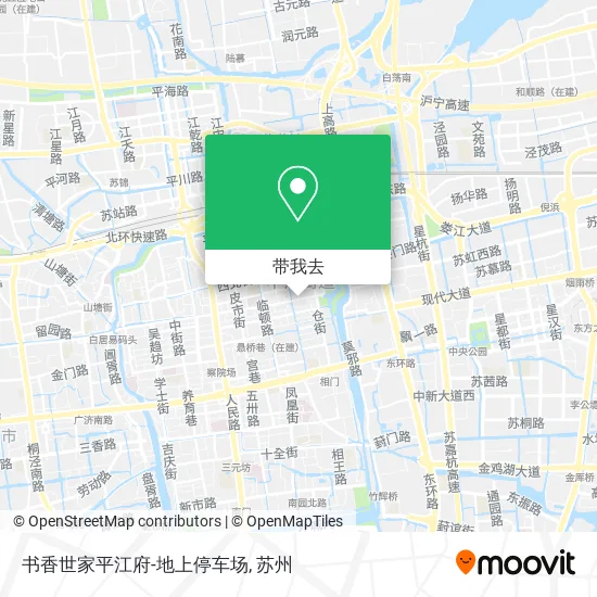 书香世家平江府-地上停车场地图