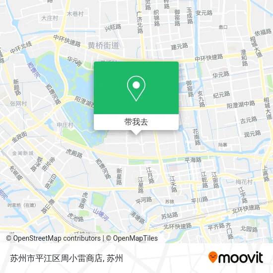 苏州市平江区周小雷商店地图