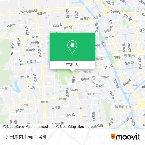 苏州乐园东南门地图