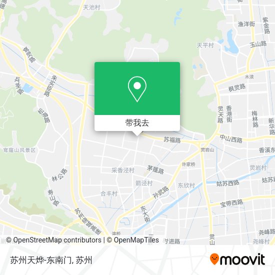 苏州天烨-东南门地图