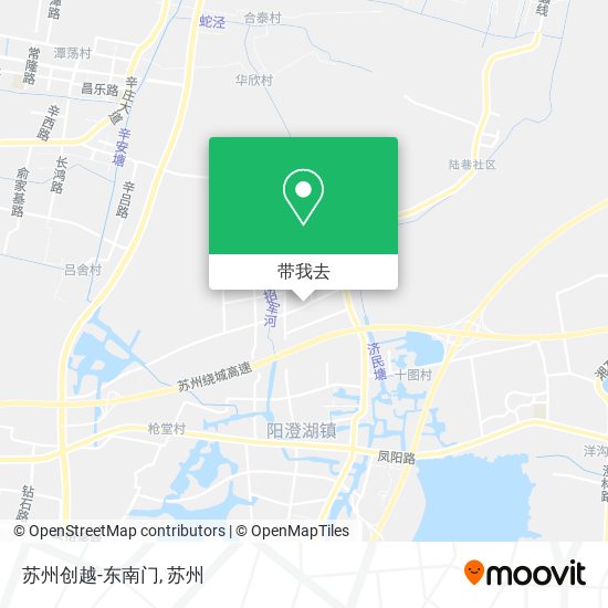 苏州创越-东南门地图