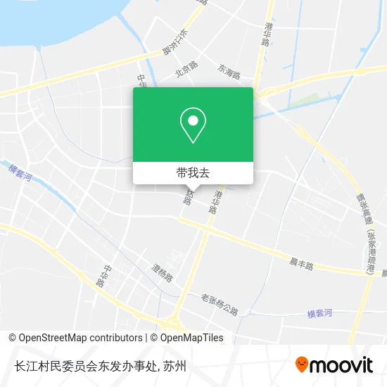 长江村民委员会东发办事处地图