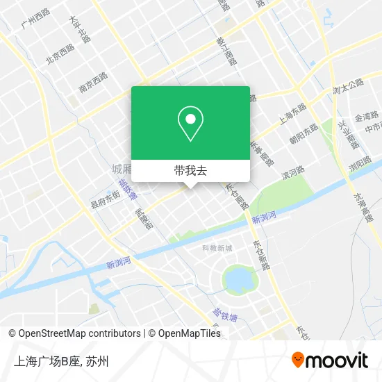 上海广场B座地图