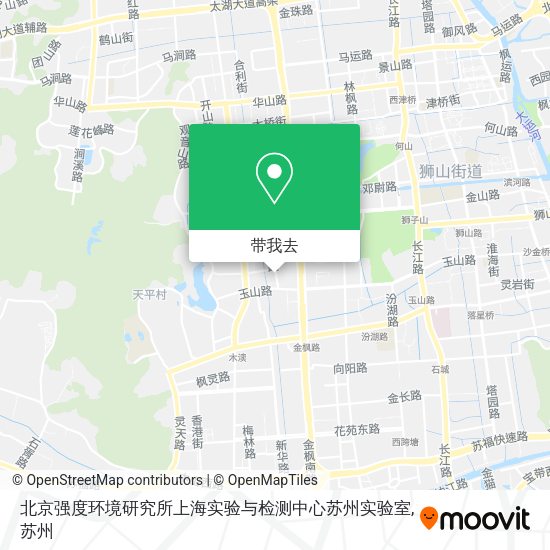 北京强度环境研究所上海实验与检测中心苏州实验室地图