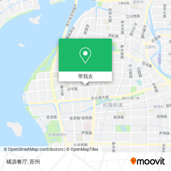 橘源餐厅地图