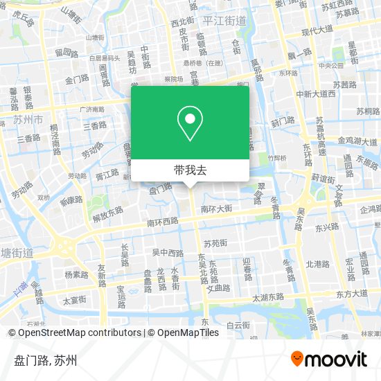 盘门路地图