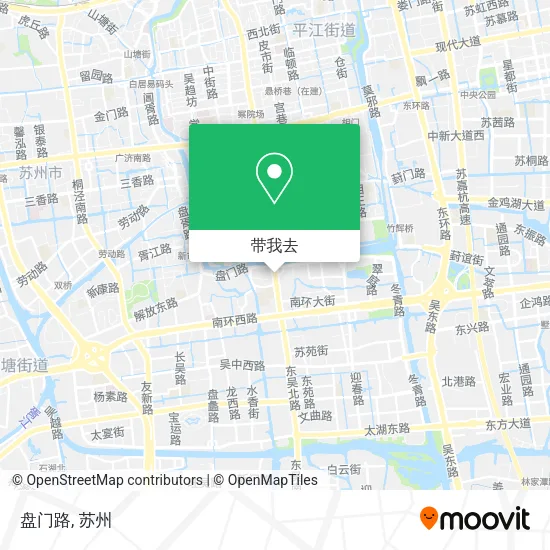 盘门路地图