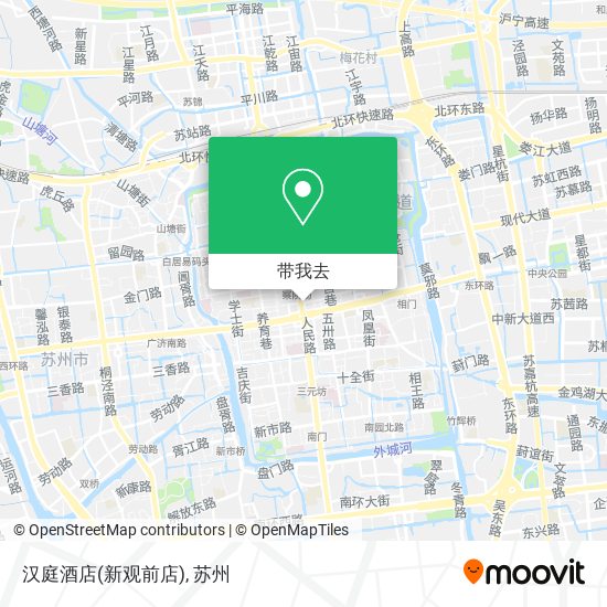 汉庭酒店(新观前店)地图