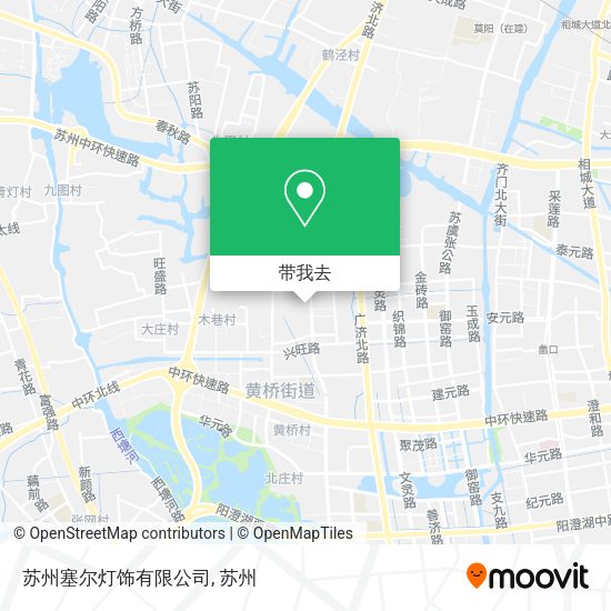 苏州塞尔灯饰有限公司地图