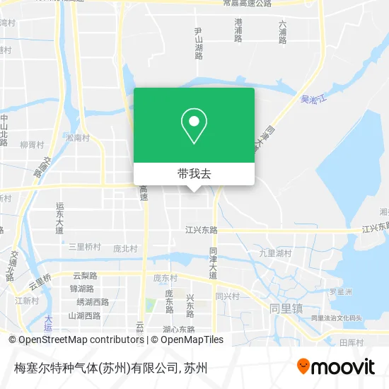 梅塞尔特种气体(苏州)有限公司地图