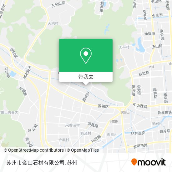 苏州市金山石材有限公司地图