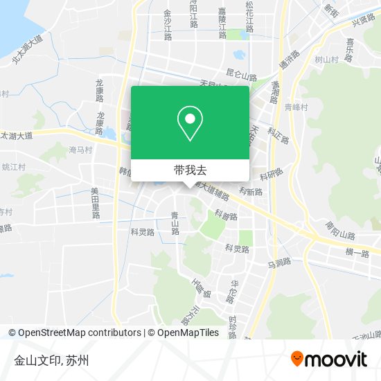 金山文印地图
