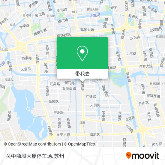 吴中商城大厦停车场地图