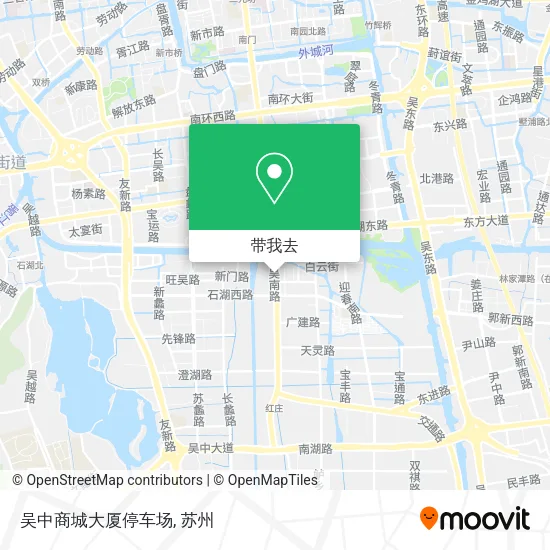 吴中商城大厦停车场地图