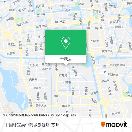 中国珠宝吴中商城旗舰店地图