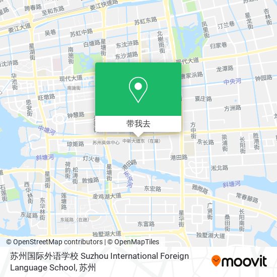 苏州国际外语学校 Suzhou International Foreign Language School地图