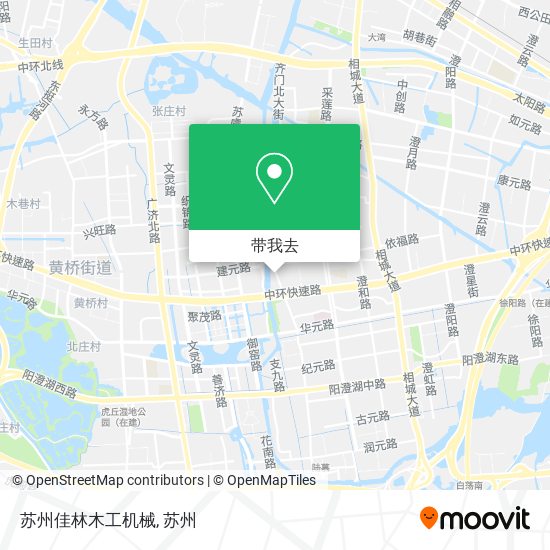 苏州佳林木工机械地图