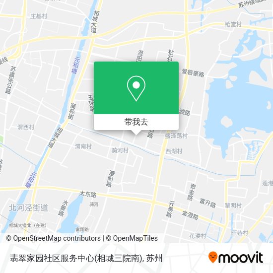 翡翠家园社区服务中心(相城三院南)地图