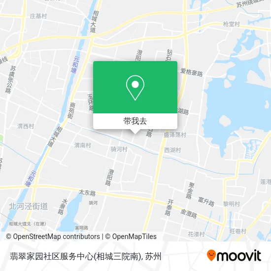 翡翠家园社区服务中心(相城三院南)地图