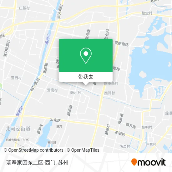翡翠家园东二区-西门地图