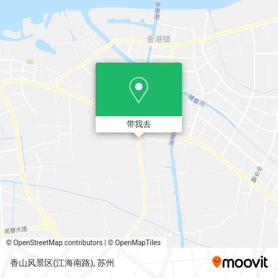 香山风景区(江海南路)地图