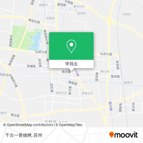 千古一香烧烤地图