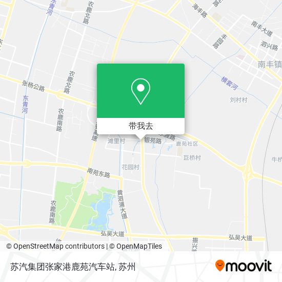 苏汽集团张家港鹿苑汽车站地图