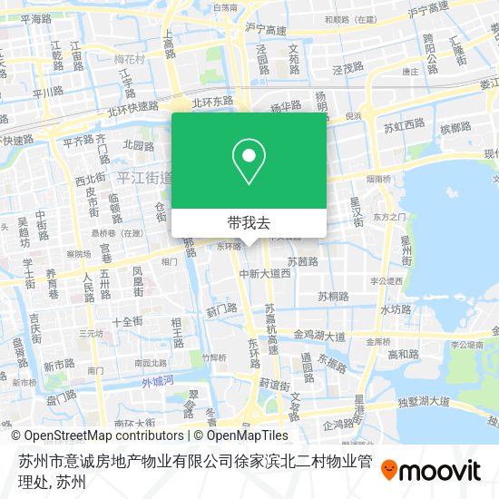 苏州市意诚房地产物业有限公司徐家滨北二村物业管理处地图