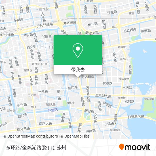 东环路/金鸡湖路(路口)地图