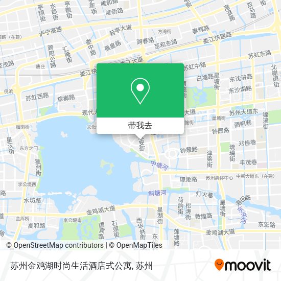 苏州金鸡湖时尚生活酒店式公寓地图