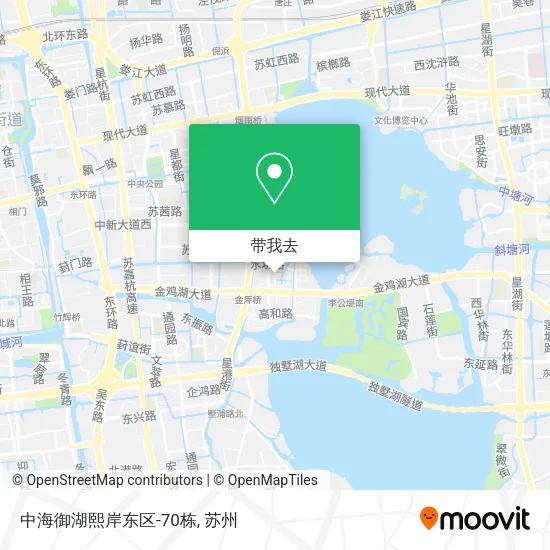 中海御湖熙岸东区-70栋地图