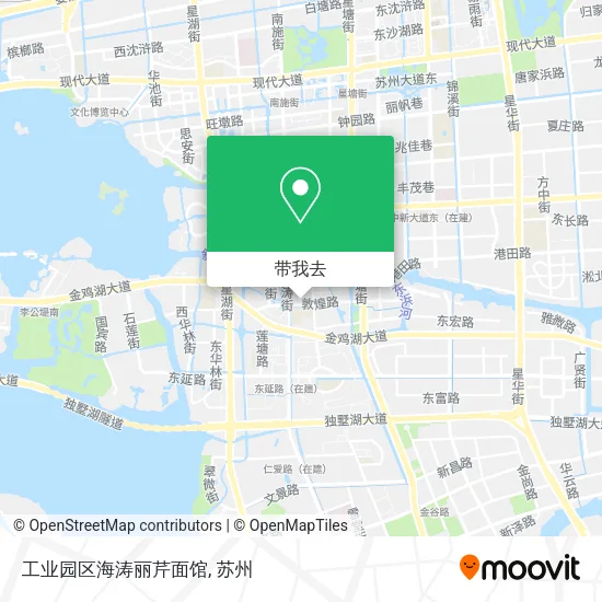 工业园区海涛丽芹面馆地图