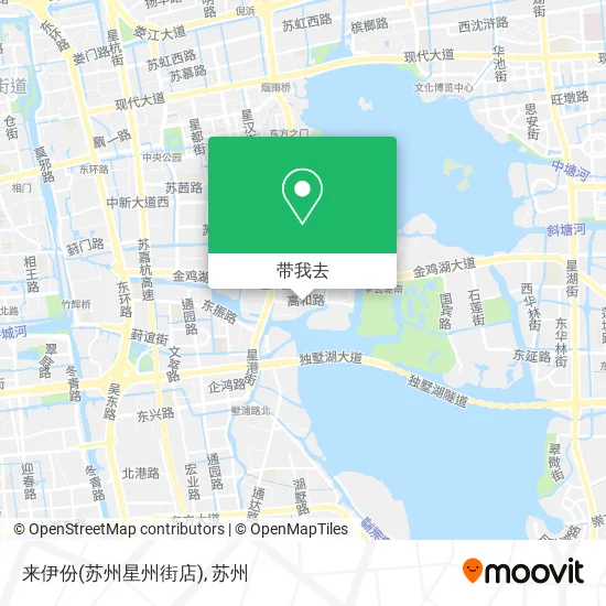 来伊份(苏州星州街店)地图