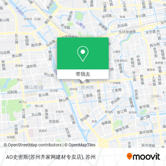 AO史密斯(苏州齐家网建材专卖店)地图