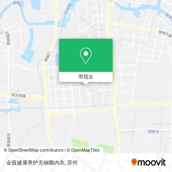 金薇健康养护无钢圈内衣地图