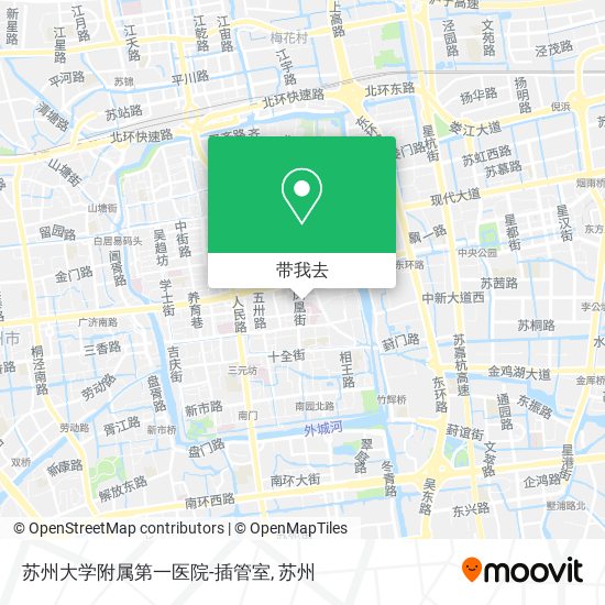 苏州大学附属第一医院-插管室地图