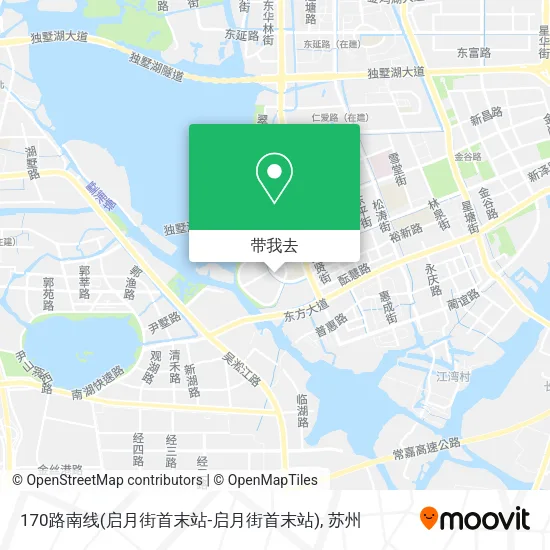 170路南线(启月街首末站-启月街首末站)地图