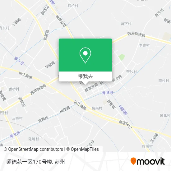 师德苑一区170号楼地图