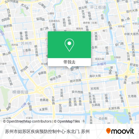苏州市姑苏区疾病预防控制中心-东北门地图