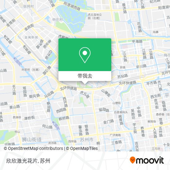 欣欣激光花片地图